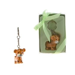 Mega Favors - Baby Tiger Poly Resin Key Chain in Gift Box
