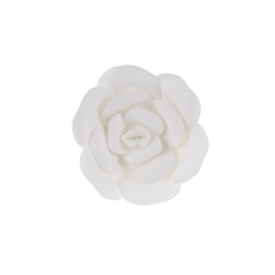 Mega Crafts - 8" Paper Craft Pedal Flower - White