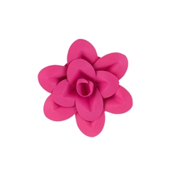 Mega Crafts - 8" Paper Craft Pedal Flower - Fuchsia