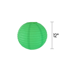 Mega Crafts - 12" Round Paper Lantern - Green