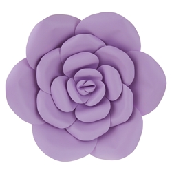 Mega Crafts - 16" Paper Craft Pedal Flower - Lavender