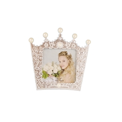Mega Crafts - Sparkling Rhinestone Crown Design Picture Frame