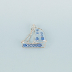 Mega Favors - Metal Sail Boat with Beads