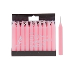 20 pcs 4" Unscented Chime / Spell Chime Candle - Pink