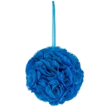 Mega Crafts - 10" Artificial Flower Pomander Kissing Ball - Turquoise