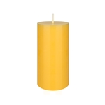 3" x 6" Round Citronella Pillar Candle in Shrink Wrap - Yellow