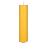 2" x 9" Round Citronella Pillar Candle in Shrink Wrap - Yellow