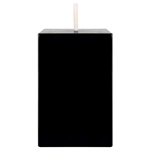 2" x 3" Unscented Square Pillar Candle - Black