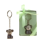 Mega Favors - Baby Monkey Poly Resin Key Chain in Gift Box
