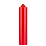 2 pcs 6.75" Unscented Romantic Taper Candle - Red
