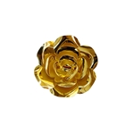 Mega Crafts - 8" Paper Craft Pedal Flower - Metallic Gold