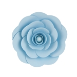 Mega Crafts - 12" Paper Craft Pedal Flower - Aqua