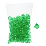 Mega Crafts - 1 Pound Acrylic Decorative Gemstones - Green