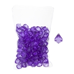 Mega Crafts - 1 Pound Acrylic Decorative Gemstones - Purple