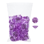 Mega Crafts - 1 Pound Acrylic Decorative Large Diamonds - Lavender