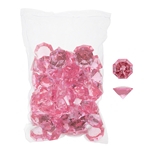 Mega Crafts - 1 Pound Acrylic Decorative Large Diamonds - Pink