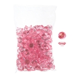 Mega Crafts - 1 Pound Acrylic Decorative Small Diamonds - Pink