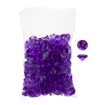 Mega Crafts - 1 Pound Acrylic Decorative Small Diamonds - Purple
