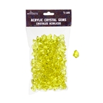 Mega Crafts - 1/2 Pound Acrylic Decorative Ice Rocks Cube - Gold