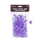 Mega Crafts - 1/2 Pound Acrylic Decorative Ice Rocks Cube - Lavender