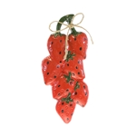 Mega Favors - Double Fruit Poly Resin Plaque - Strawberries