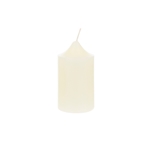 Mega Candles - 2" x 3" Unscented Round Dome Top Pillar Candle - Ivory
