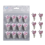 Mega Crafts - 12 pcs Tulips Poly Resin Embellishments - Purple