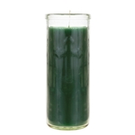 3" x 7.25" Unscented Tall Prayer Container Candle - Green