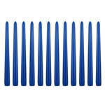 12 pcs 10" Unscented Taper Candle in White Box - Dark Blue