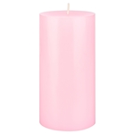 Mega Candles - 3" x 6" Unscented Round Pillar Candle - Pink