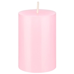 2" x 3" Unscented Round Pillar Candle - Pink