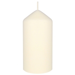 Mega Candles - 3" x 6" Unscented Dome Top Event Pillar Candle - Ivory