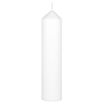 Mega Candles - 2" x 9" Unscented Dome Top Event Pillar Candle - White