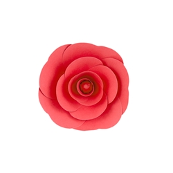 Mega Crafts - 8" Paper Craft Pedal Flower - Coral