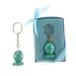 Mega Favors - Baby Octopus Poly Resin Key Chain in Gift Box