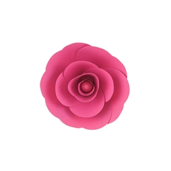 Mega Crafts - 8" Paper Craft Pedal Flower - Fuchsia