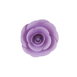 Mega Crafts - 8" Paper Craft Pedal Flower - Lavender