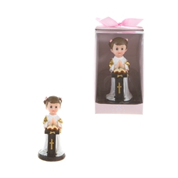 Mega Favors - Toddler Preaching Poly Resin in Designer Box - Pink