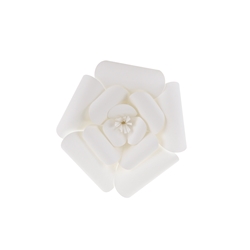 Mega Crafts - 8" Paper Craft Pedal Flower - White