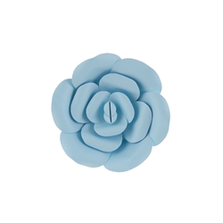 Mega Crafts - 8" Paper Craft Pedal Flower - Aqua