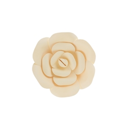 Mega Crafts - 8" Paper Craft Pedal Flower - Ivory