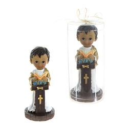 Mega Favors - Ethnic Toddler Preaching in Clear Box - Blue