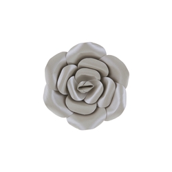 Mega Crafts - 8" Paper Craft Pedal Flower - Silver