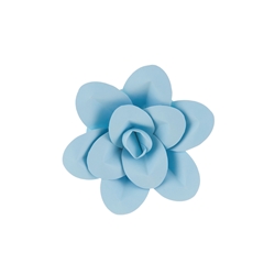 Mega Crafts - 8" Paper Craft Pedal Flower - Aqua