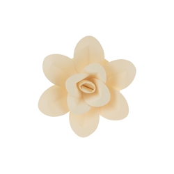 Mega Crafts - 8" Paper Craft Pedal Flower - Ivory