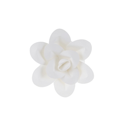 Mega Crafts - 8" Paper Craft Pedal Flower - White