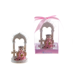 Mega Favors - Baby Angel Praying Under Arch in Gift Box - Pink