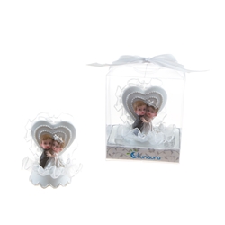 Mega Favors - Baby Wedding Couple Cake Topper Poly Resin in Gift Box