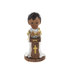 Mega Favors - Ethnic Toddler Preaching Poly Resin - Blue