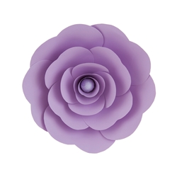 Mega Crafts - 12" Paper Craft Pedal Flower - Lavender